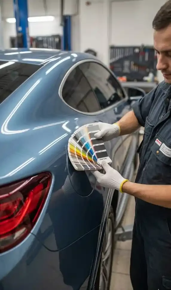 Auto Paint Matching in San Diego After Repairs.