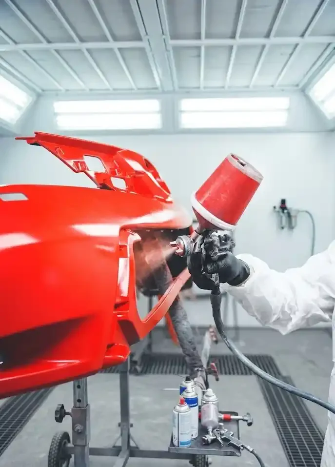 Auto Paint for Bumpers, Doors, Hoods, Fenders, and Panels.
