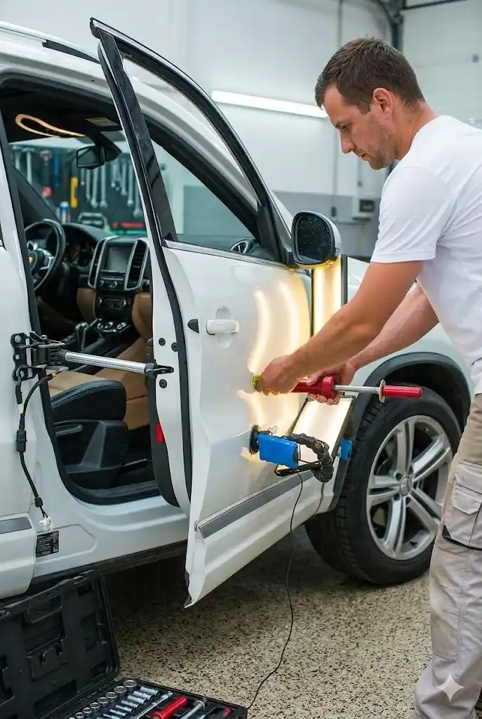 Mobile Dent Repair vs. Shop-Based Dent Repair.