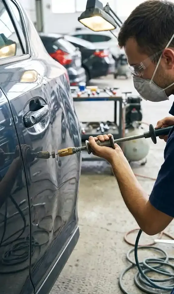 Mobile Scratch Repair vs. Shop-Based Scratch Repair.