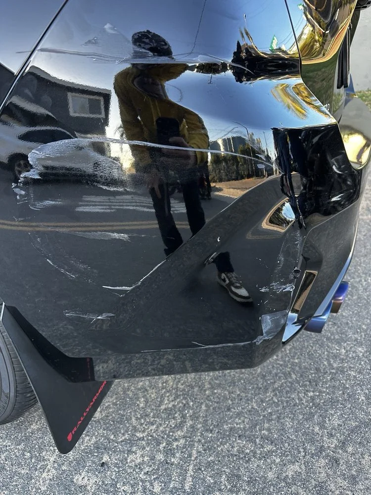 Paint Damage Near Pacific Beach