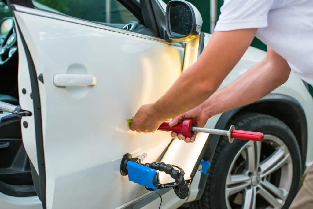 Scratch Repair vs. Dent Repair